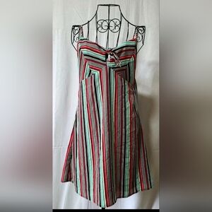 Trixxi Multicolor Striped Mini Dress